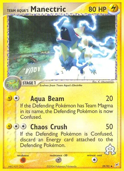 Team Aqua's Manectric card image