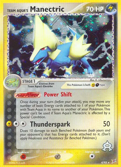 Team Aqua's Manectric card image