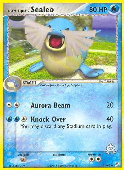 Team Aqua's Sealeo card image