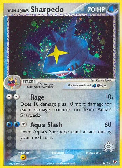 Team Aqua's Sharpedo card image