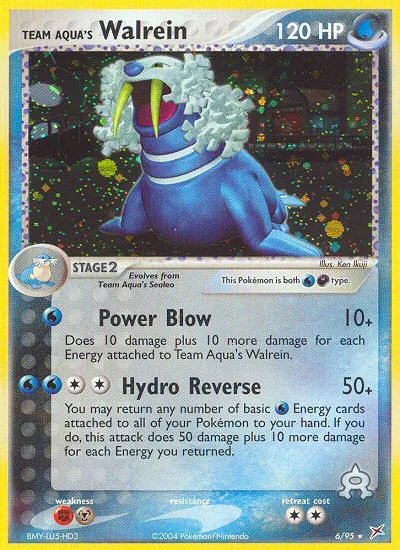 Team Aqua's Walrein card image