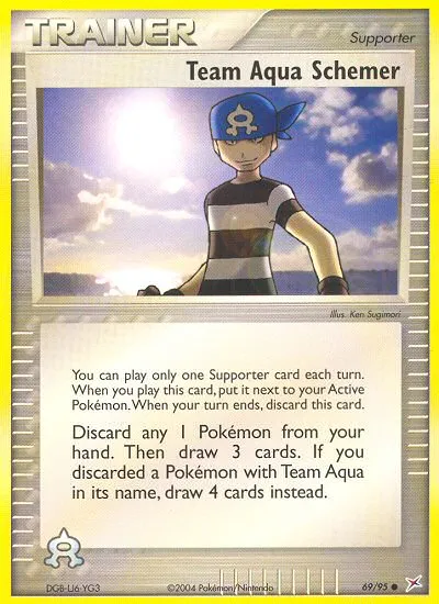 Team Aqua Schemer card image