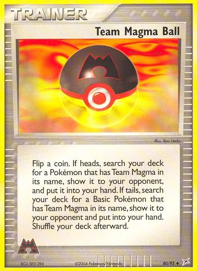 Team Magma Ball card image