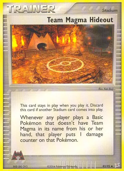 Team Magma Hideout card image