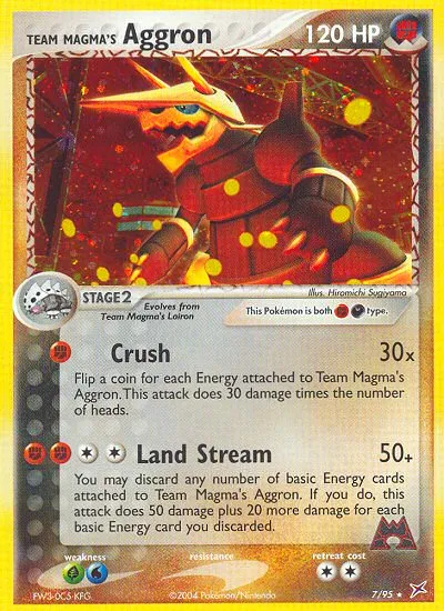 Team Magma's Aggron card image