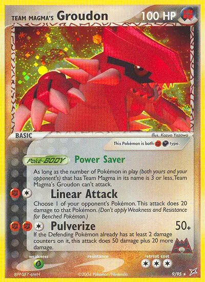 Team Magma's Groudon card image