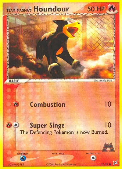 Team Magma's Houndour card image