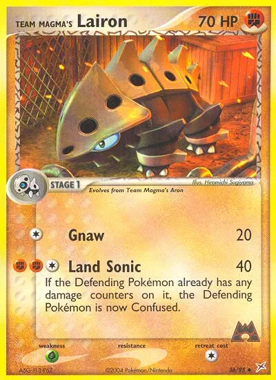 Team Magma's Lairon card image