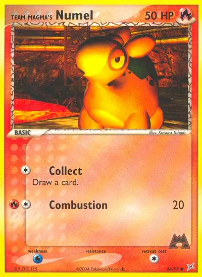Team Magma's Numel card image