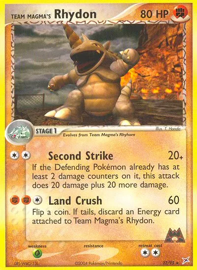 Team Magma's Rhydon card image