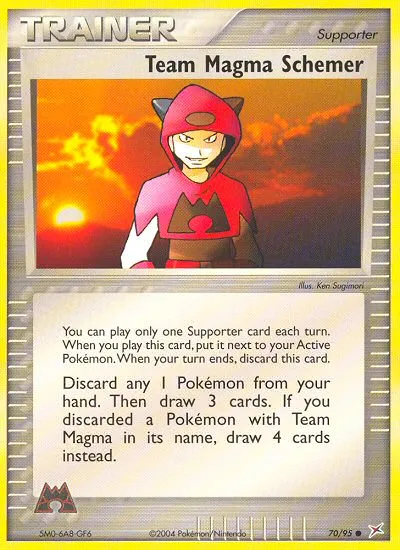 Team Magma Schemer card image