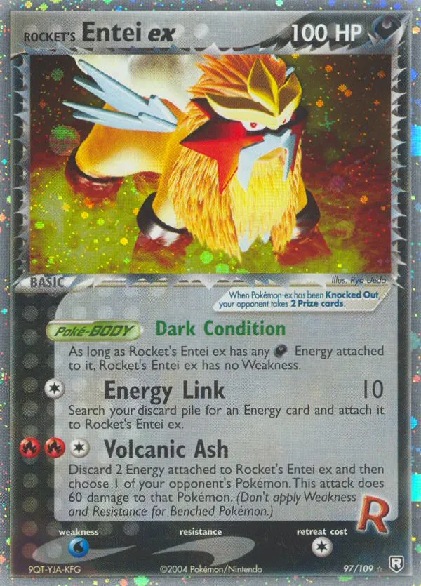 Rocket's Entei ex #97 card image