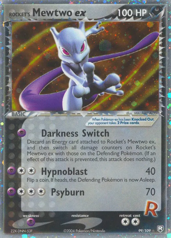 Rocket's Mewtwo ex #99 card image
