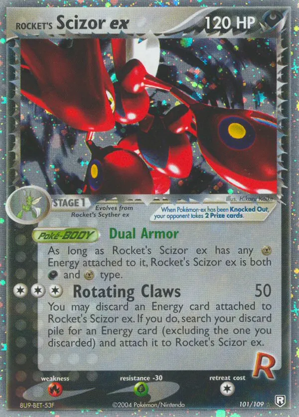 Rocket's Scizor ex card image