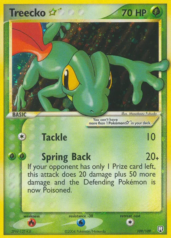 Treecko Star Team Rocket Returns #109 card image