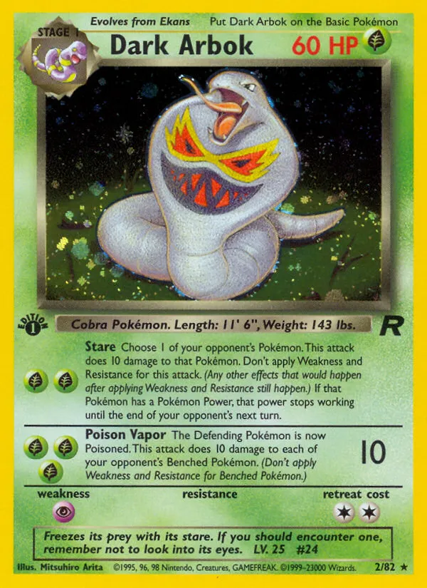 Dark Arbok card image