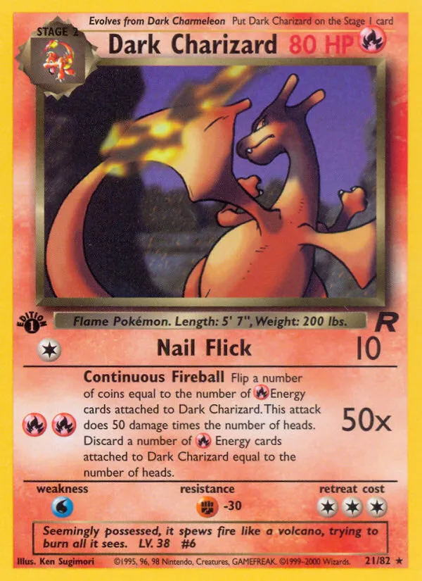 Dark Charizard #21 card image