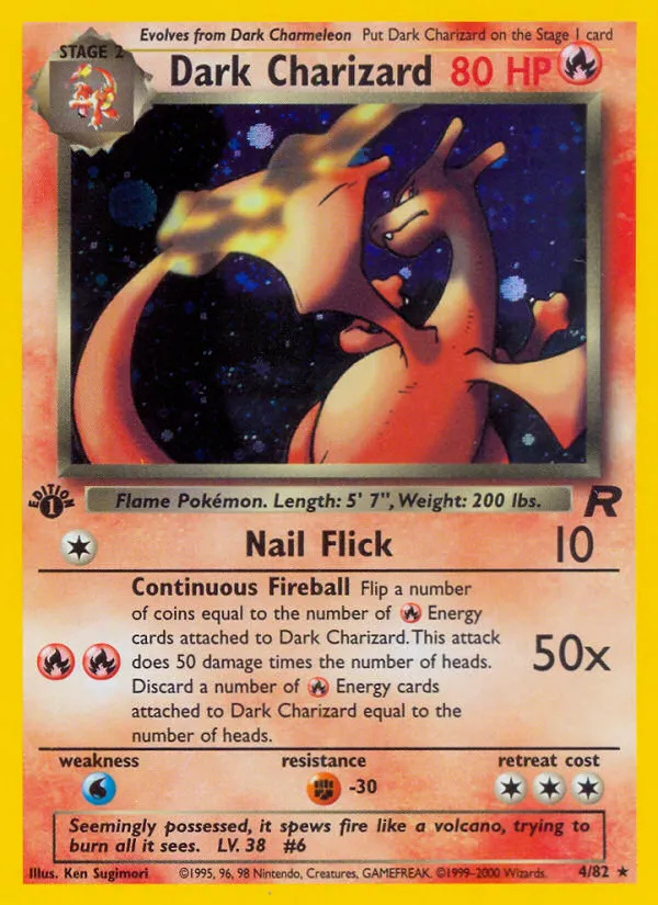 Dark Charizard #4 card image
