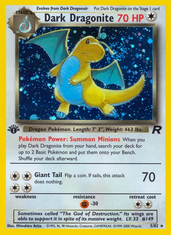 Dark Dragonite #5 card image