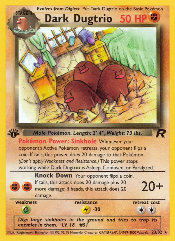 Dark Dugtrio card image