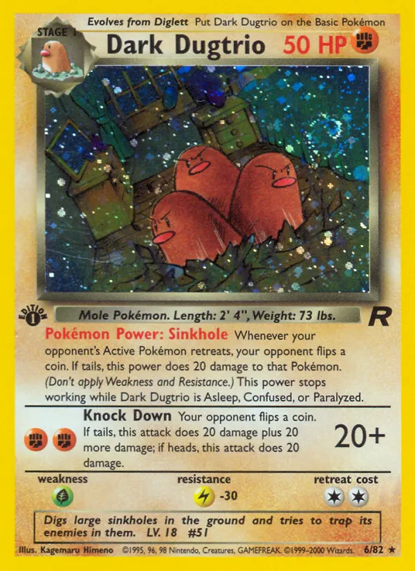 Dark Dugtrio card image