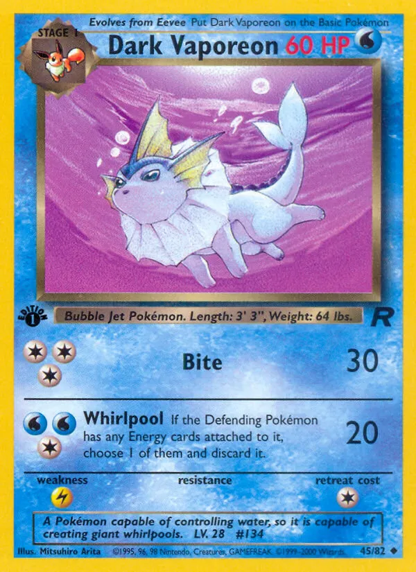 Dark Vaporeon card image