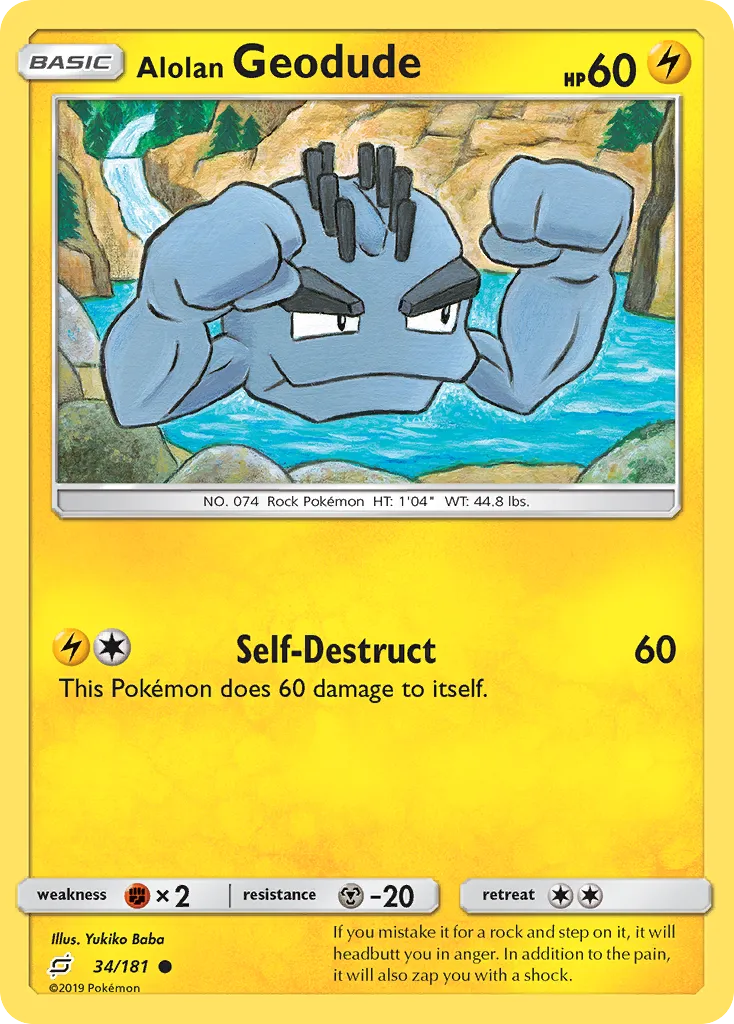 Alolan Geodude card image