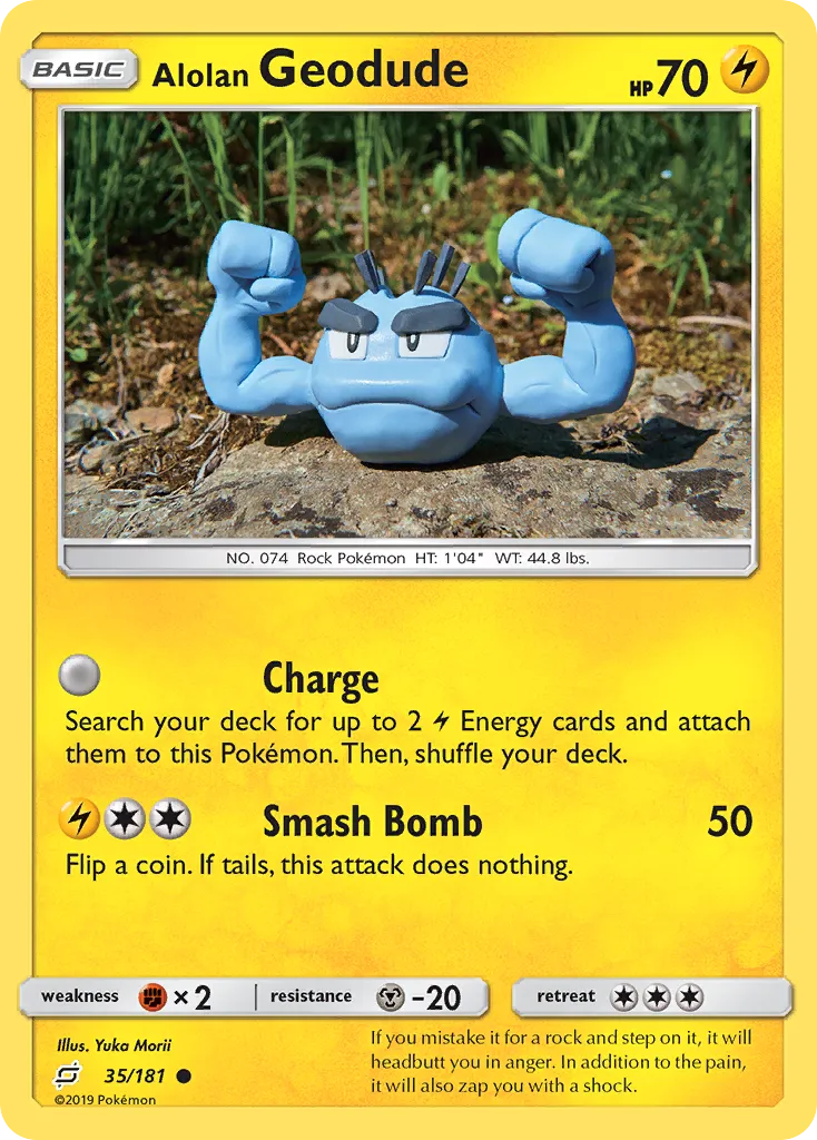 Alolan Geodude card image