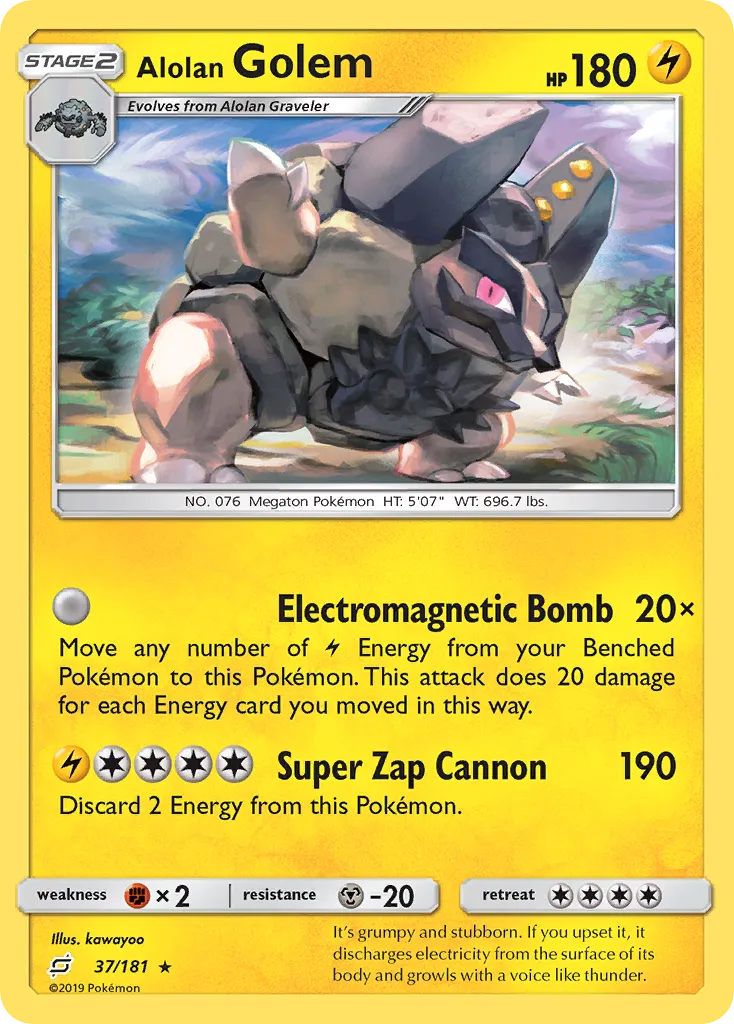 Alolan Golem card image
