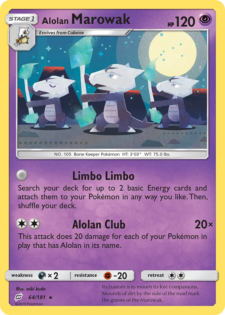 Alolan Marowak card image
