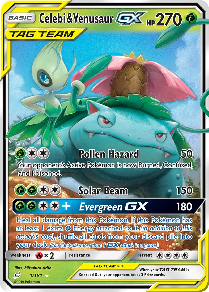 Celebi & Venusaur-GX card image