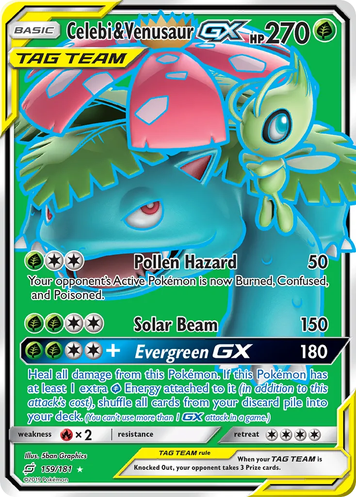 Celebi & Venusaur-GX card image