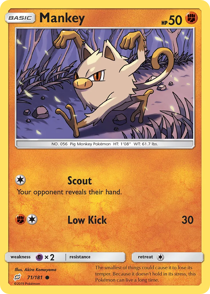 Mankey card image