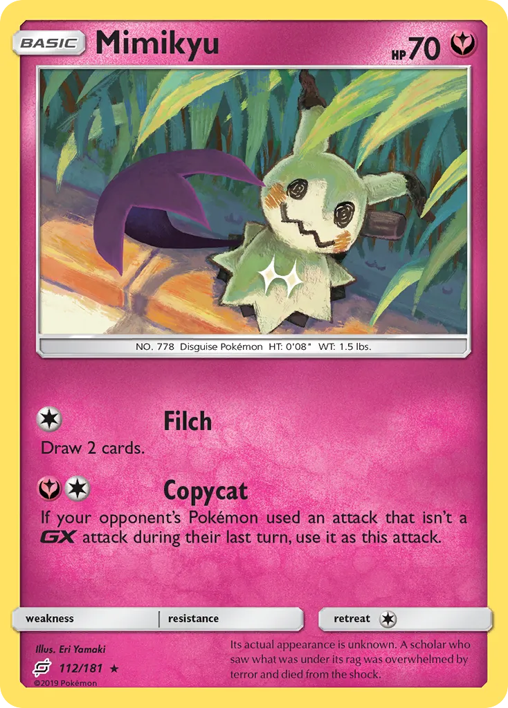 Mimikyu card image