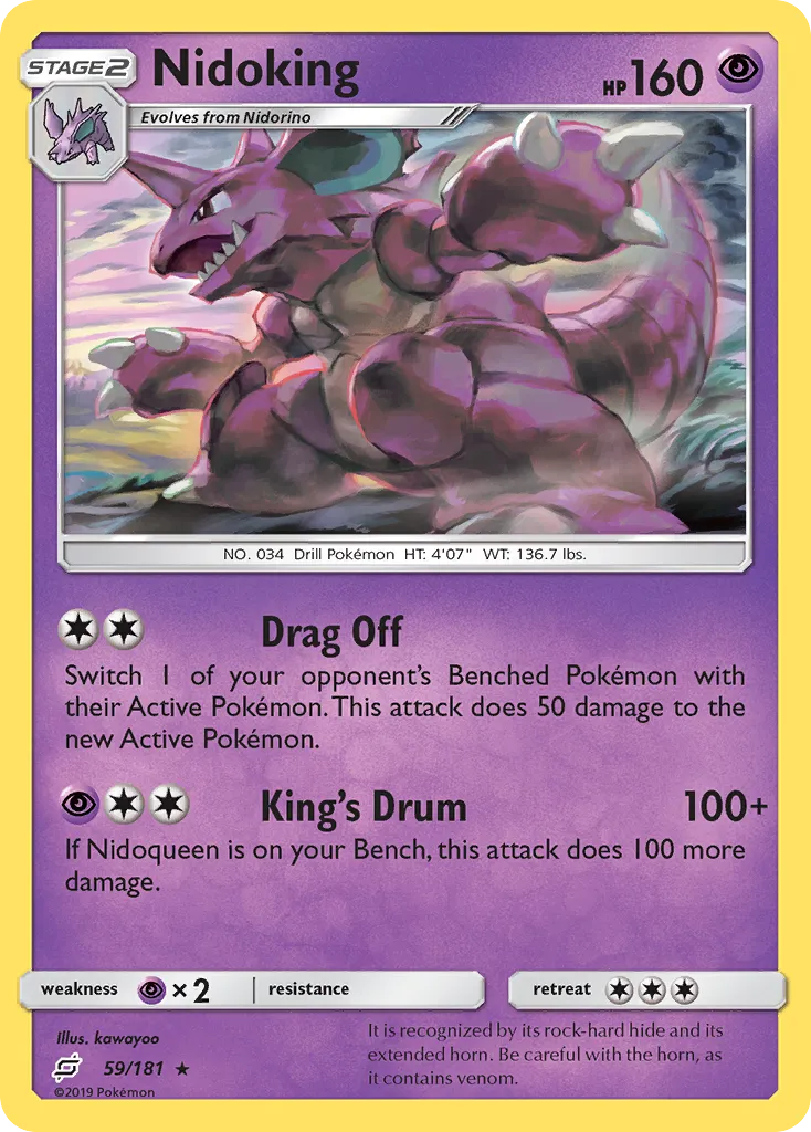 Nidoking card image