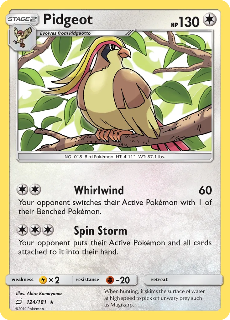 Pidgeot card image
