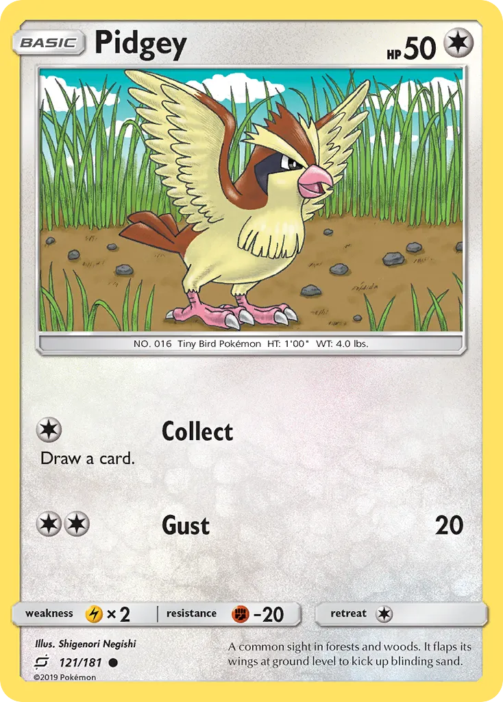 Pidgey card image