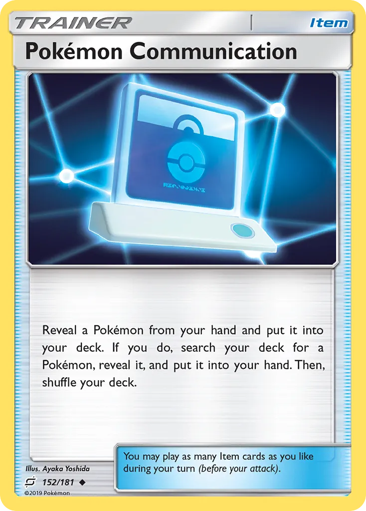 Pokemon Communication card image