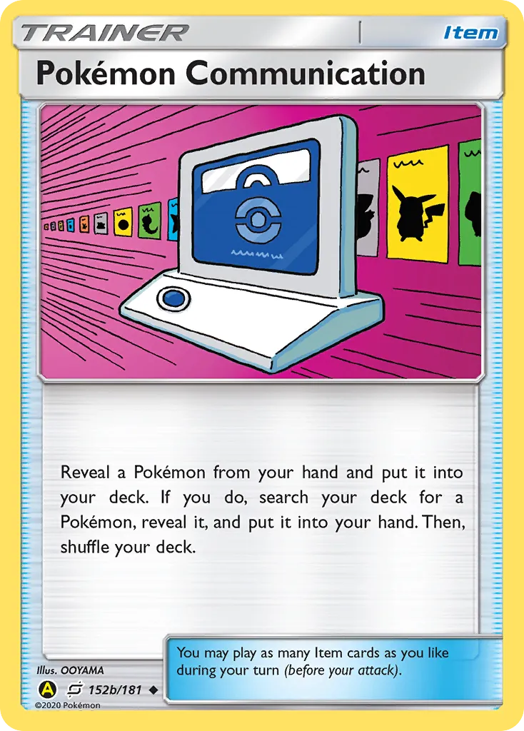 Pokemon Communication card image
