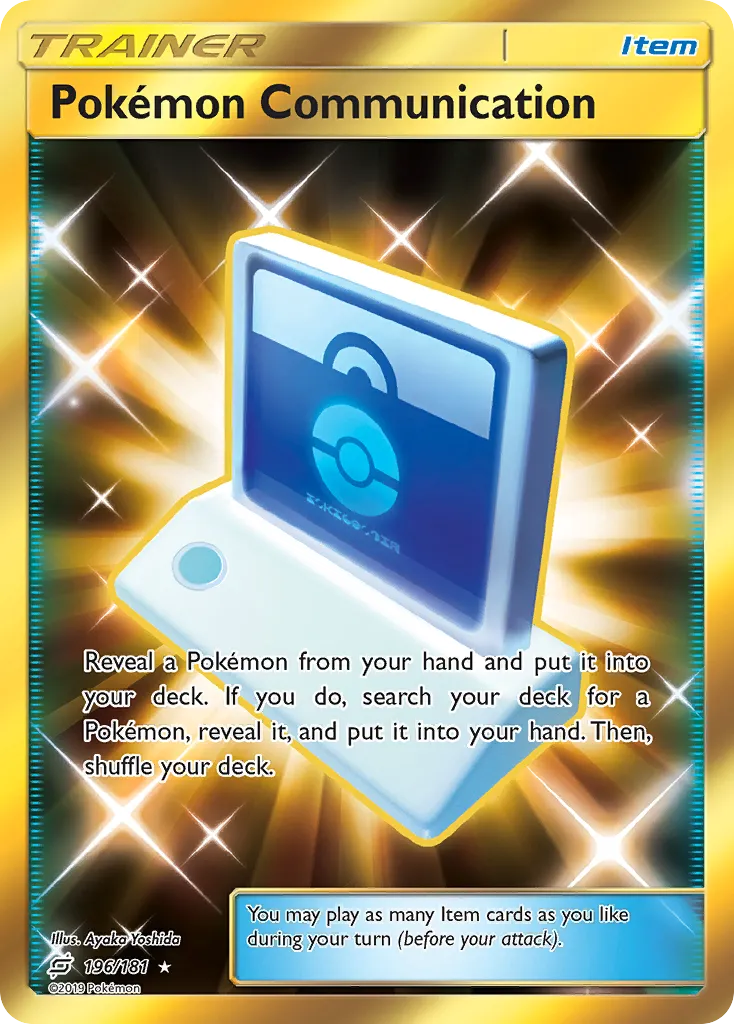 Pokemon Communication card image