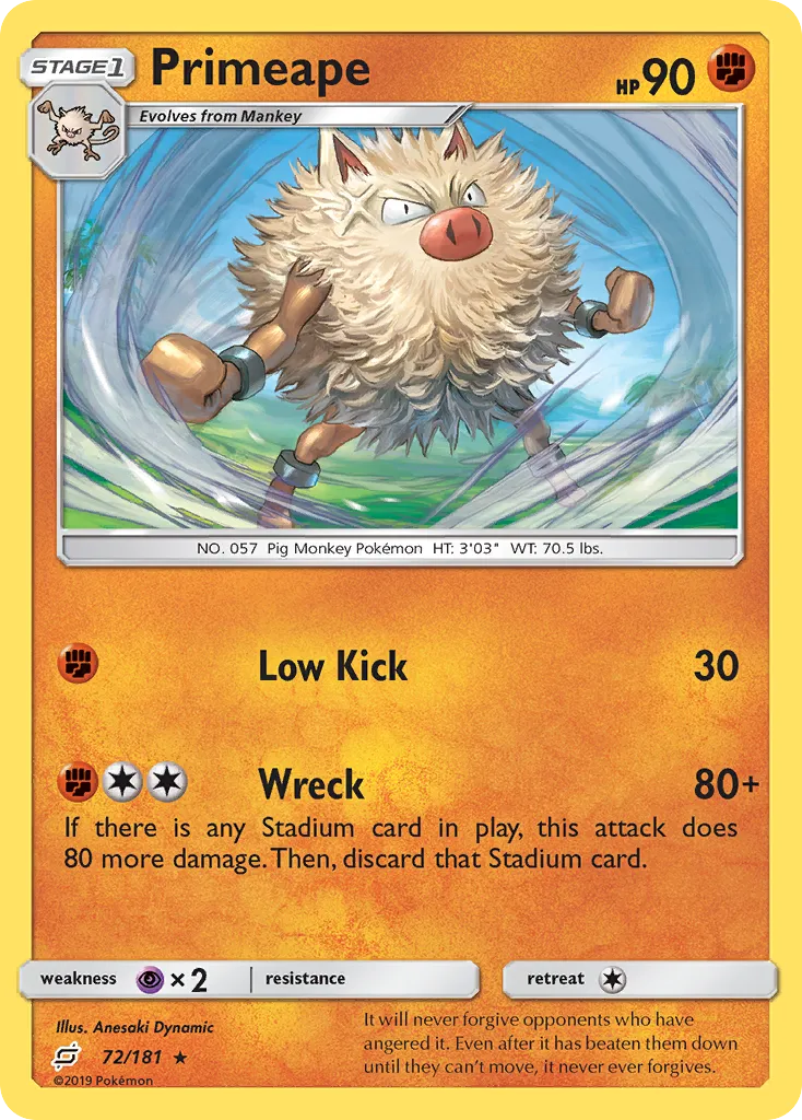 Primeape card image