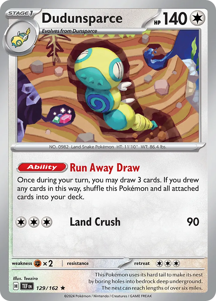 Dudunsparce card image