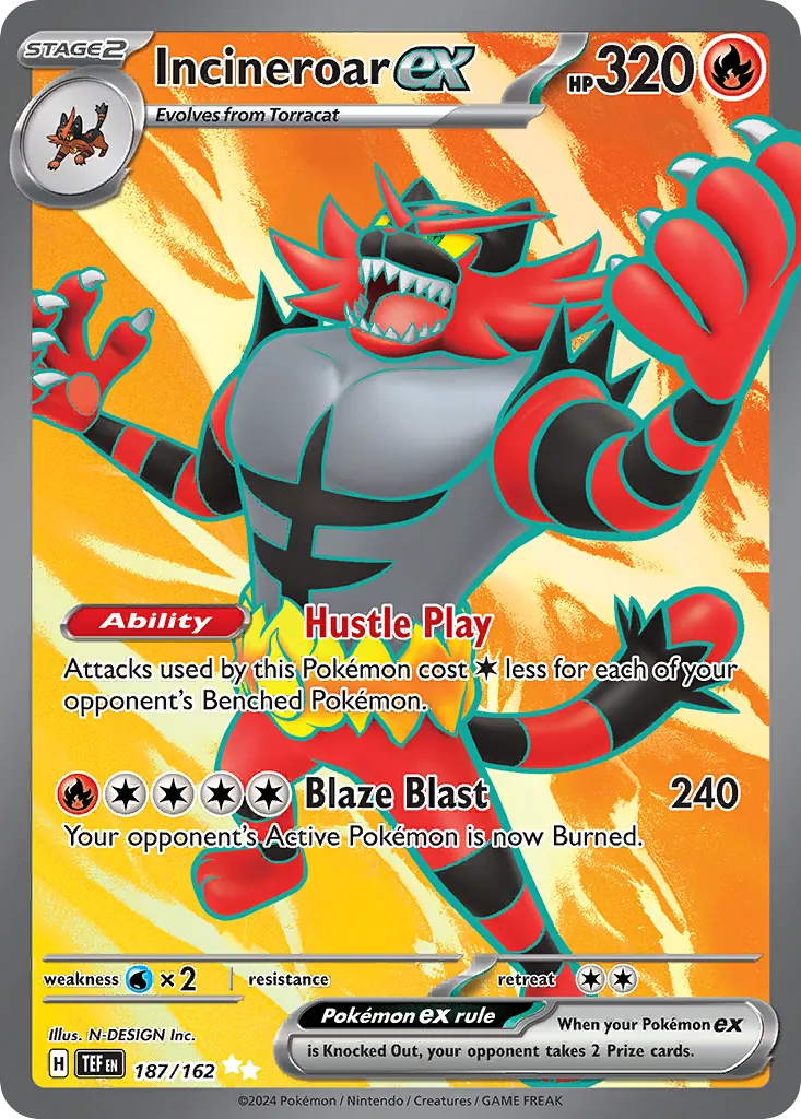 Incineroar ex card image