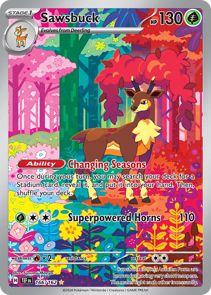 Sawsbuck #166 card image