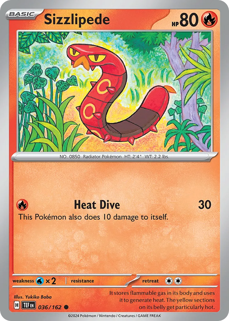 Sizzlipede card image