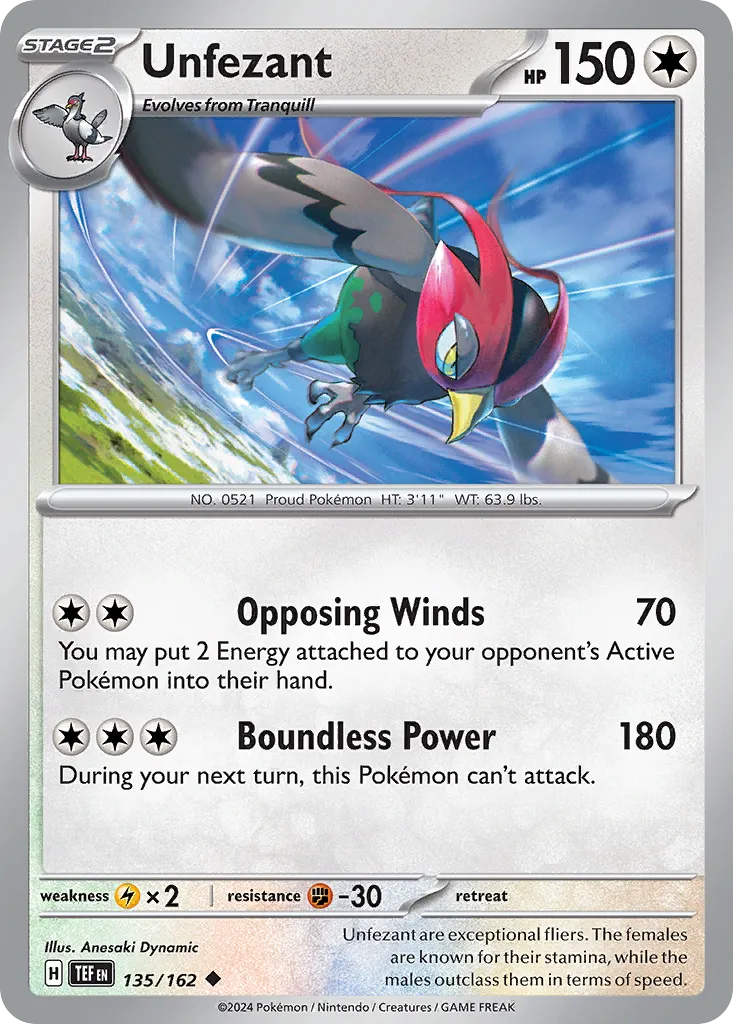 Unfezant card image