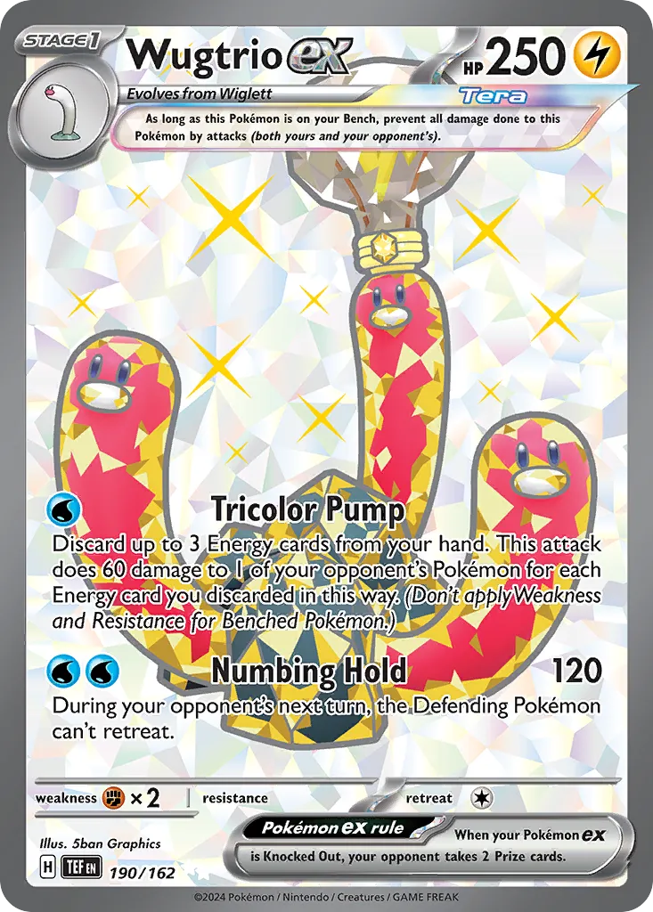 Wugtrio ex card image