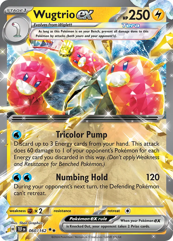 Wugtrio ex card image