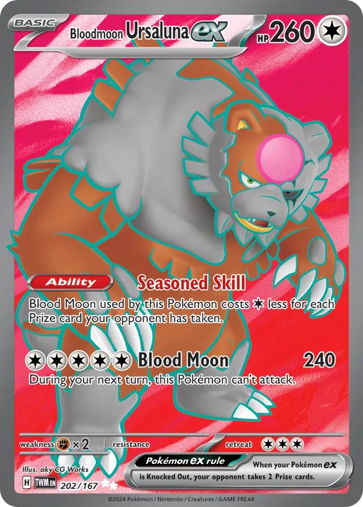 Bloodmoon Ursaluna ex card image