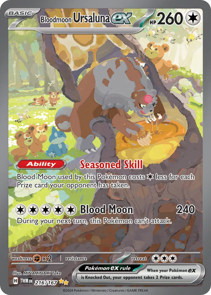 Bloodmoon Ursaluna ex #216 card image